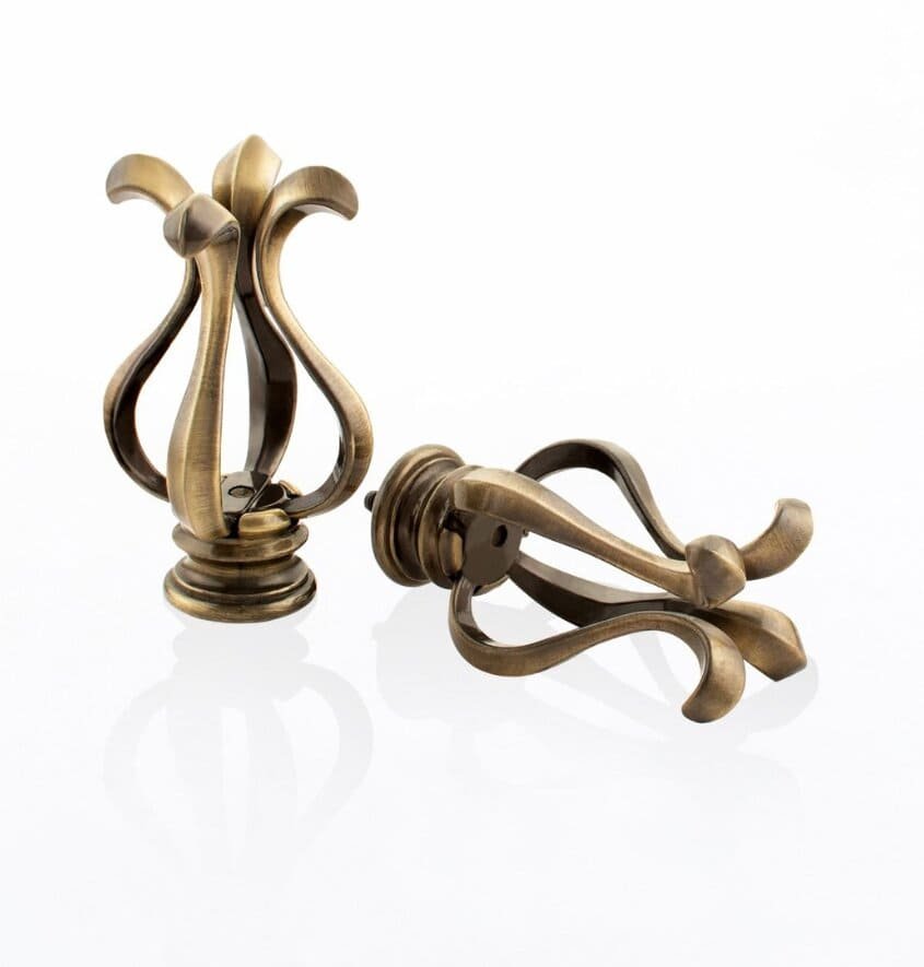 Manufacturer, Exporter, Importer, Supplier, Wholesaler, Retailer, Trader of Finial Tulip Antique Brass in New Delhi, Delhi, India.